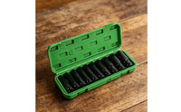 10 Pieces Wrench Socket Kit High-Carbon Steel Hex Socket Wrench Set Molded Slots