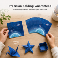 A4 Starry Sky Patterned Origami Paper for Crafts and DIY Projects