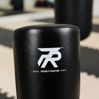 Wear-Resistant Muay Thai Calf Kick Target Microfiber Leather Combat Arts Gear Thick Padding Sports Equipment Secure Hook-and-Loop Straps for Fighters