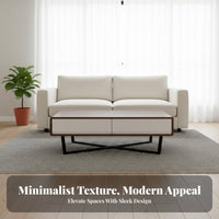 2 Pieces TV Stand and Coffee Table Set Minimalist stylistic Oval Coffee Table with Matching TV Stand Storage Compartments Living Room Furniture