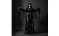 Moving Specters with Glowing Eyes Shaking Halloween Specters Decoration Outdoor Hanging Corpse Figure for Doorway