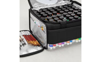Portable Acrylic Paint Organizer Bag Padded Paint Case with Removable Dividers Spacious Art Supply Bag with Shoulder Strap Lightweight for Crafters