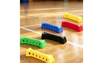 6 Pieces Pressure Resistant Non-Slip Balance Bridge Hole Design Kids Balance Stepping Stones Sensory Play Children's Exercise Gear Coordination Training for Preschoolers, Kindergarten, Early Learning Center, Playground