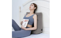 Soft Flocking Material Lying down Phone Pillow Adjustable Height Flocked Angled Cushion Leak-Proof Inflatable Prone Pillow Easy to Clean for Stomach Sleepers, Readers, Lounging, Reading in Bed, Travel