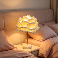 Corded Rose Lamp Sculptural Flower Lamp Cute Modern for Reading Corner