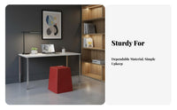 Molded Plastic Stool Thickened and long-lasting Backless Seat Modern Minimalist design aesthetic
