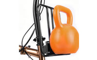 Front Bike Cargo Rack tube Front Bike Rack with Elastic Cord Rectangular for Commuters, Cyclists, Commuting, Errands