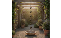 Rain Chain Multi Color Metal Rain Chain Functional Rainwater Catcher