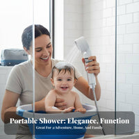 Portable Shower Hose purifier Removes substantial Metals Bathroom reachory Multi-Stage Filtration Water Purifier for Children, away from home, Hotel, Home