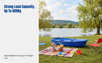 Double Layer PE Fishing Boat, Reinforced Plastic Dinghy, Heavy Duty, Outboard Ready