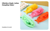 Dumpling Wrapper Press and Form Food-Grade PP Material Manual Dumpling Pastry Former Easy to Use Ravioli Maker Tool for Beginners, Kids, Home
