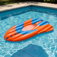 Inflatable Airplane floats Heavy-Duty Water Activity Board Easy to Carry Inflatable Board with Handles for Young Children, Beach, Lake