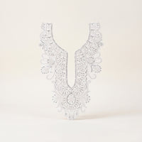 Embroidered False Collar Floral Detachable Collar Versatile Neck Accessory Formal for Brides