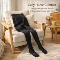 Maternity Leggings with Fleece Lined Warmth for Autumn Winter, Adjustable Waist Over Bump Tights with Belly Support Panel