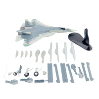 1:72 Scale Fighter Jet Pre-Assembled Russian-57 Airplane Model Russian Low-Observable Fighter Model Highly Detailed Die-Cast Jet