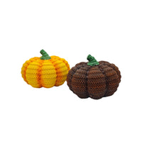 Handmade Crochet Halloween Pumpkin Decoration for Desktop Party Decor