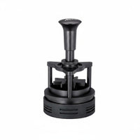 Rotating Coffee Distributor Adjustable Depth Press-down Coffee Leveler Ergonomic Design Espresso Distributor Tool for Baristas