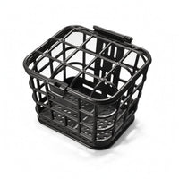 Mounting Hardware Front Bike Basket Rigid Handlebar Basket Black Cycle Accessory Rounded Rectangular