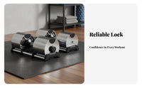 Adjustable Dumbbell Reliable Fastening System Adjustable Dumbbells Versatile Instant Adjust Dumbbell Set for Women, Beginners