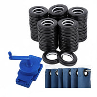 Curtain Fastener Punching Tool with Rings Handheld Grommet Tool Kit Easy to Use Rings for Crafters
