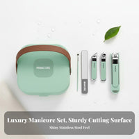 7 Pieces 7-Piece Grooming Tool Set Antianti-Scatter Design 7-Piece Nail Tool Kit Portable Individual Upkeep Accessories for Gentlemen, Wogentlemen