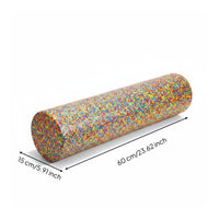 Polypropylene Foam Roller Firm-Density Foam Roller Lightweight Solid Stretching Column for Athletes, Runners, Home Gym, Physical