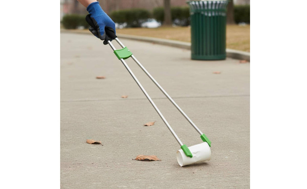 Trash Picker Upper Strong Grip Long Handle Grabber Non-Slip Graspers Tongs for Elderly People, Outdoor, Garden, Home