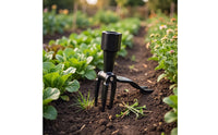 Unwanted Plant Puller Head Serrated Weeder with Prongs Manual for Lawn