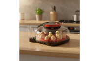 Digital Egg Hatcher Transparent Tabletop Hatcher with Water Cup Compact for Hobbyists, Educators, Home Hatching, Classroom
