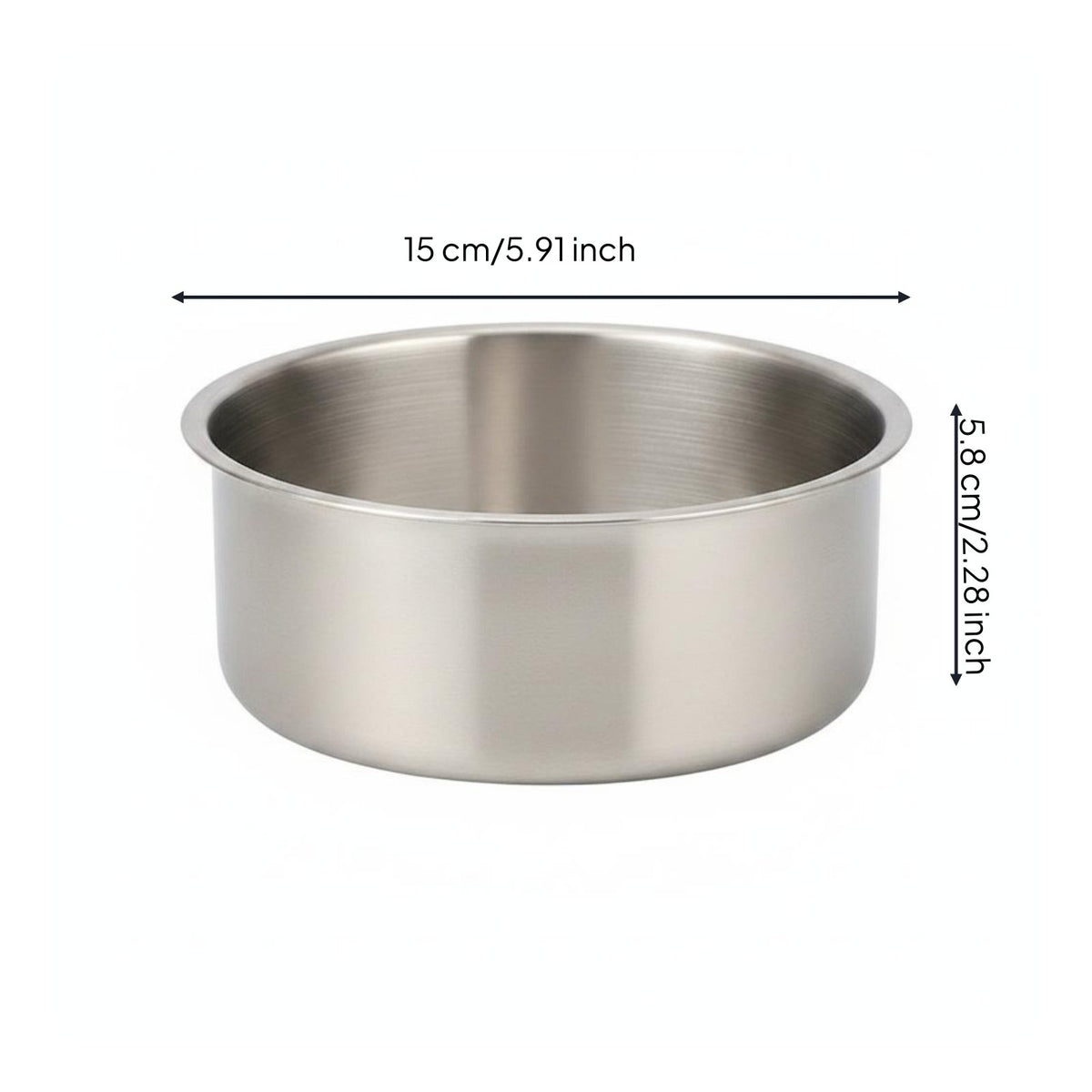 stainless steel Egg Steamer Bowl Large Capacity Egg Custard Bowl Rapid Heating Conduction Cookware for Infants