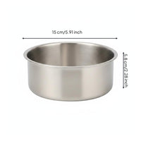 stainless steel Egg Steamer Bowl Large Capacity Egg Custard Bowl Rapid Heating Conduction Cookware for Infants