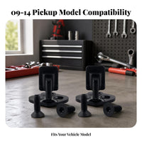 Black Lock Striker Buckle Dark Finish Door Lock Striker Noise Reducing Rubber Insert