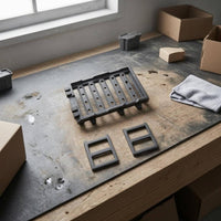 Lattice 1:64 Scale Roof Rack Molded Frame Slatted Roof Cargo Rack for Collectors
