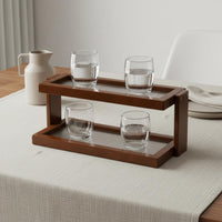 Desktop Mug Holder Easy to Clean 3-Tier Mug Rack Countertop Mug Holder Water-Resistant Coffee Station Organizer for Dining Room