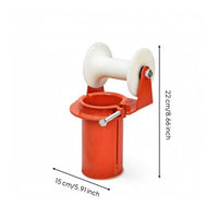 tube-Mouth Cable Guide Wire-Laying Pulley Low-Friction for Electricians, Electrical Work