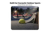 Versatile-Sport Helmet Impact Resistant Skateboard Helmet Customizable Child Size Shielded Gear Set for Cyclists, Adults, Biking, Roller Skating