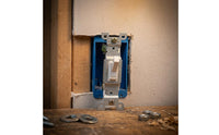UL Listed Double Rocker Switch 120-277V Double Switch with Wall Plate Polycarbonate Heavy Duty for Electricians