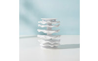 Fish Cave with Suction Cups Wave-Like Aquarium Hiding Ornament White Fish Cave with Suction Cup for Aquarists, Freshwater Aquariums