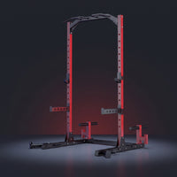 Strength Rack with Pull-up Bar Heavy-Duty Squat Rack with Weight Storage Storage Standing Gym Equipment for Weightlifters, Athletes