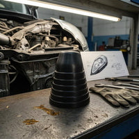 Universal-Style Headlight Dust Cover EPDM Rear Headlight Dust Cap Stepped Design Headlamp Bulb Cap Flexible