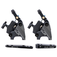 CNC-Machined Flat Mount Disc Brake Caliper Lightweight Hydraulic Disc Brake Caliper Smooth Hardware Quiet for Commuters