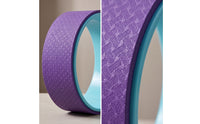 Two-layerLayer Fitness Wheel Textured Backbend Wheel Lightweight Back Roller Comfortable for Backbends