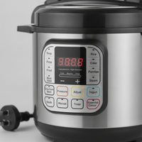 Electric Pressure Pot 6L Multi-Function Cooker 1000W Steamer for Home Cooks, Families, Kitchen, Countertop