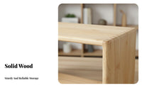 Multi-Functional Wood Cube Shelf Modern Minimalism Wooden Cube Organizer Easy Setup Unrestricted Combination Cabinet Anti-Toppling for Students, Homeowners, Renters, Living Room, Bedroom, Studio, Playroom