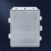 Rainproof Electrical Box with Transparent Cover Corrosion-Resistant ABS Plastic Enclosure with Latch for DIYers