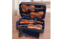 4/4 Violin Case Hard-Sided Multiple Violin Case Rectangular for Violinists, Artists, Rehearsals, Music Lessons
