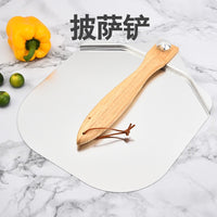 Folding Aluminum Pizza Peel with Rubber Handle