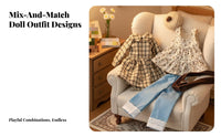 30cm Doll Outfit Set BJD Doll Clothing Fashionable BJD Clothes Set for Kids, Imaginative Play