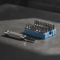 Screwdriver Bit Assortment with Holder 1/4 Inch Hex Shank Bit Set with Adapter Tool for Home Hobbyists