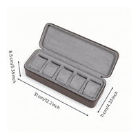 Watch Storage Case Portable Watch Storage Case with Soft Lining Wristwatch Box for Collectors